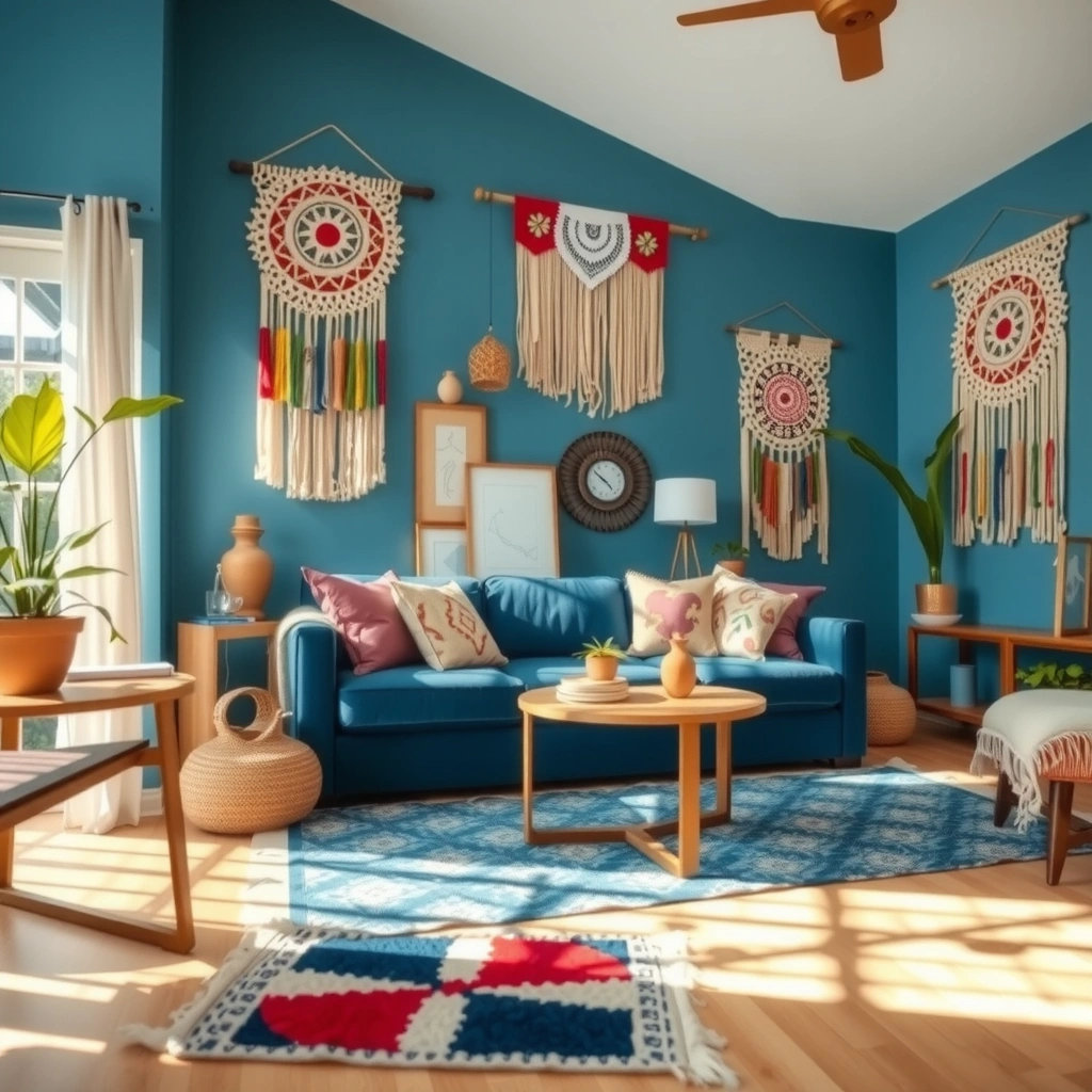 blue couch living room 3