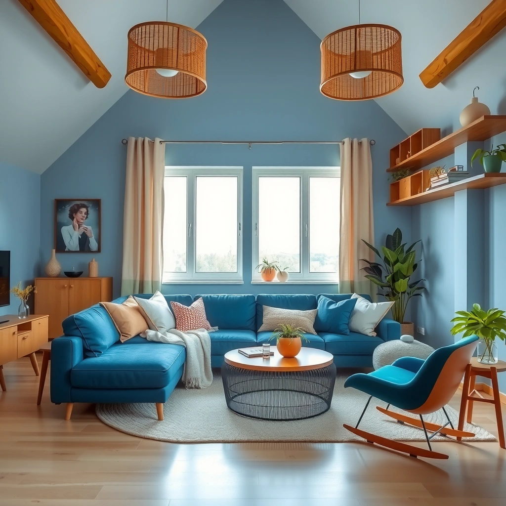 blue couch living room 4