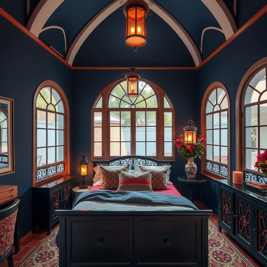 navy blue bedroom decor 10