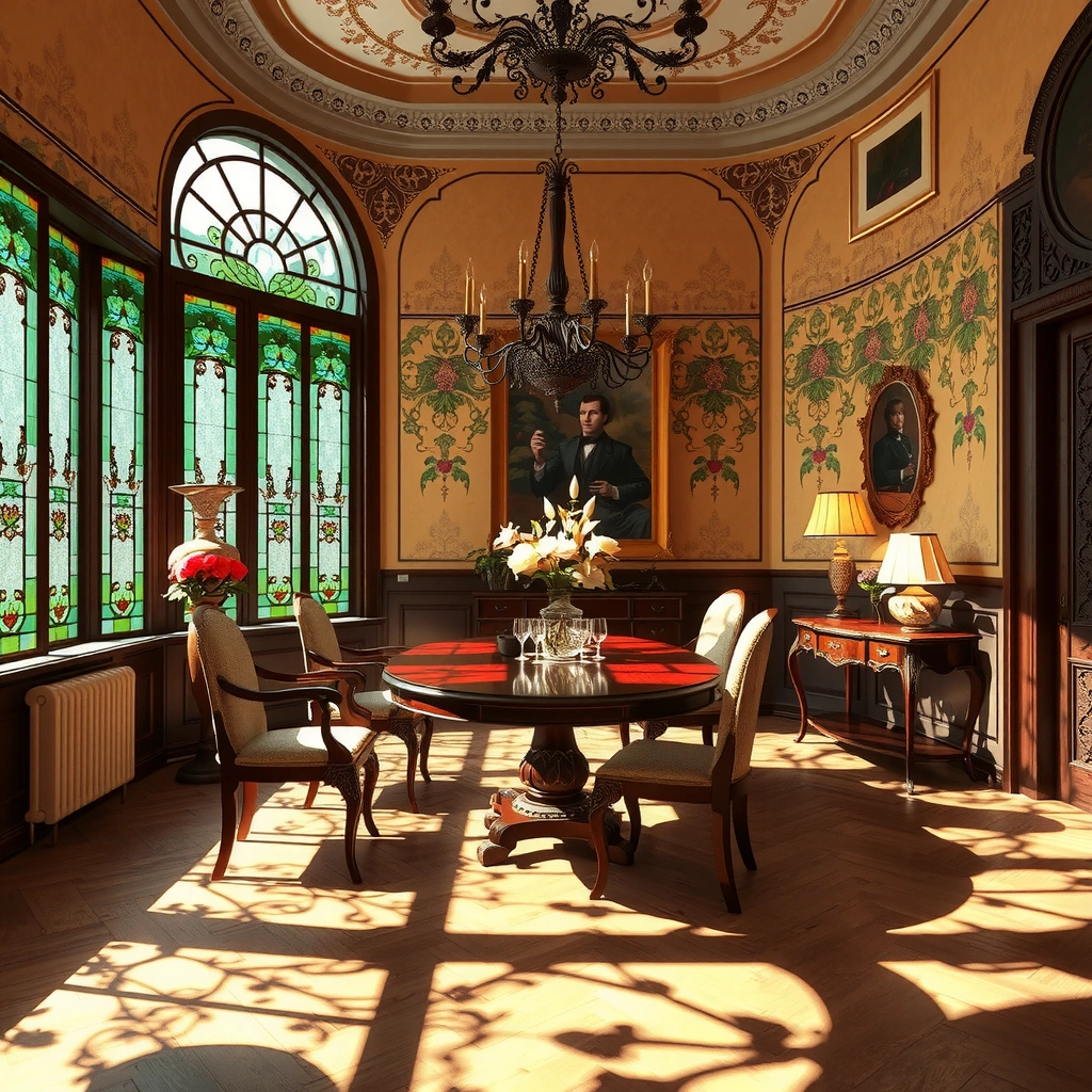 victorian dining room 3