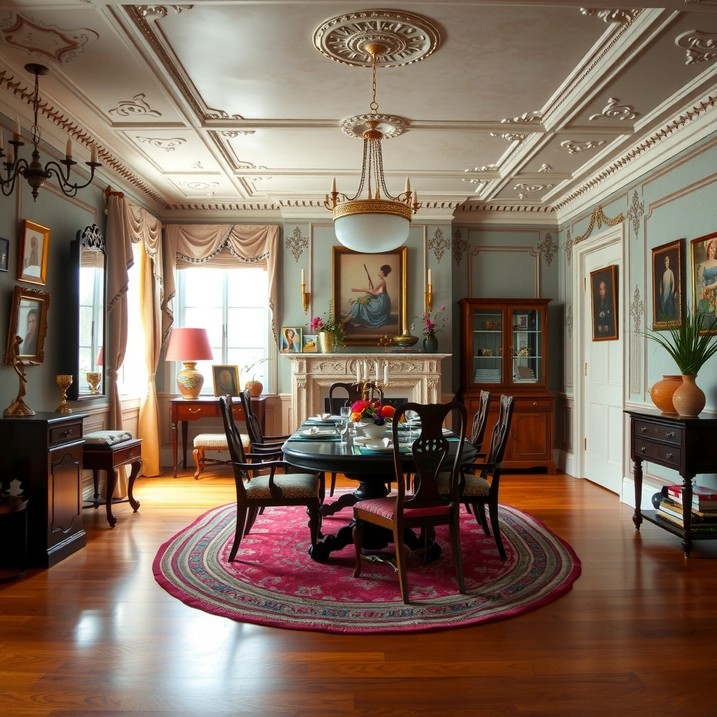 victorian dining room 5