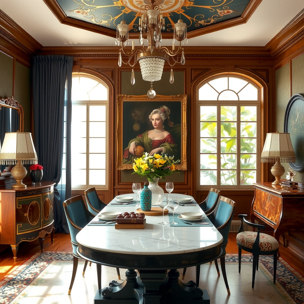 victorian dining room 7