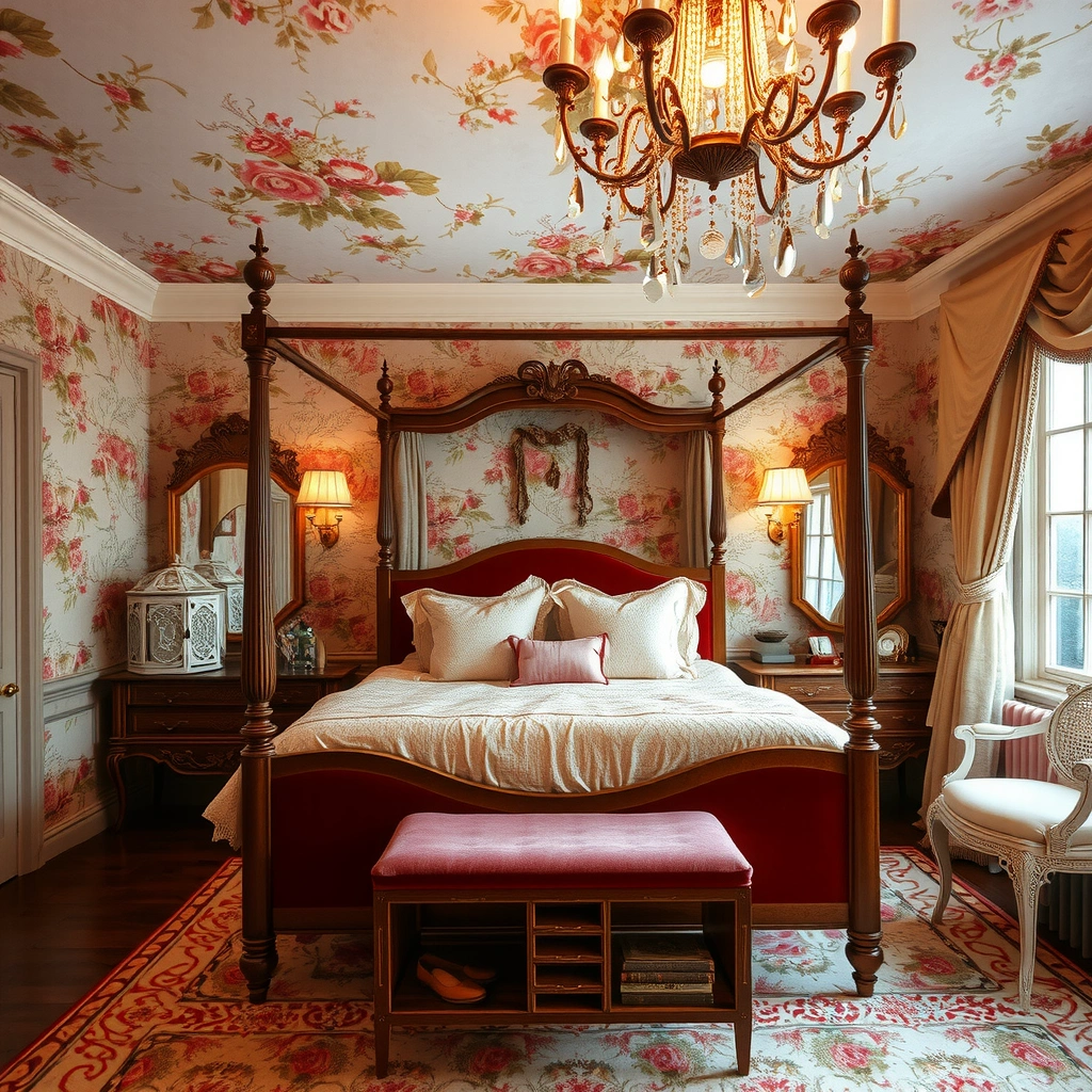 vintage bedroom decor 1