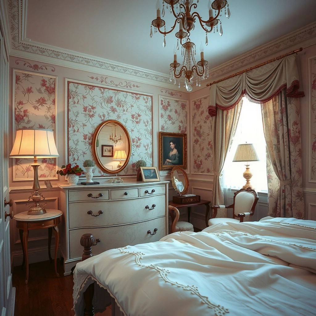 vintage bedroom decor 13